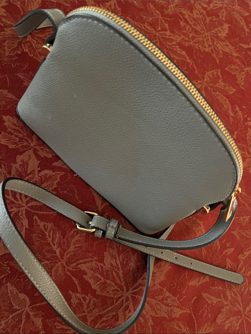 Small Grey crossbody handbag purse